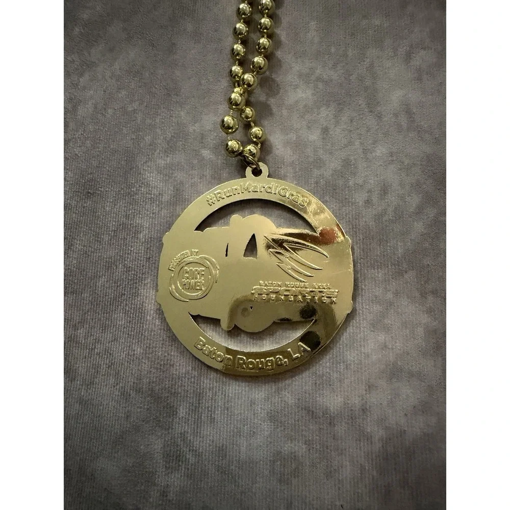 FitFam The Puppy Run Running Medal w/ Lanyard White Paw Prints, Bones. Lot of 8
